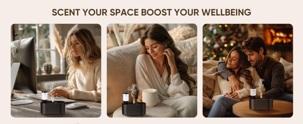 Waterless Diffuser for Essential Oil Nebulizer